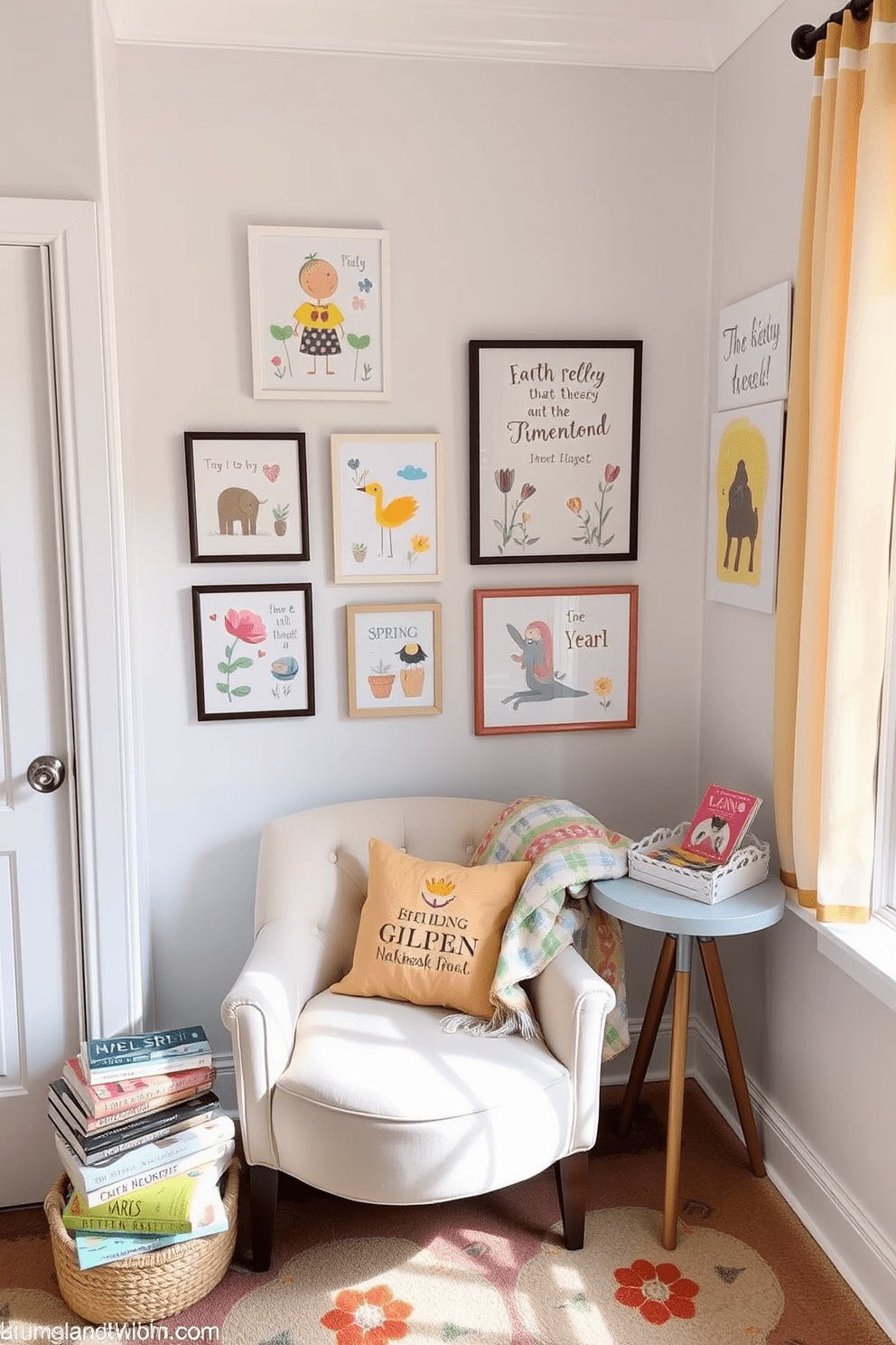 Spring Reading Nook Decorating Ideas 11