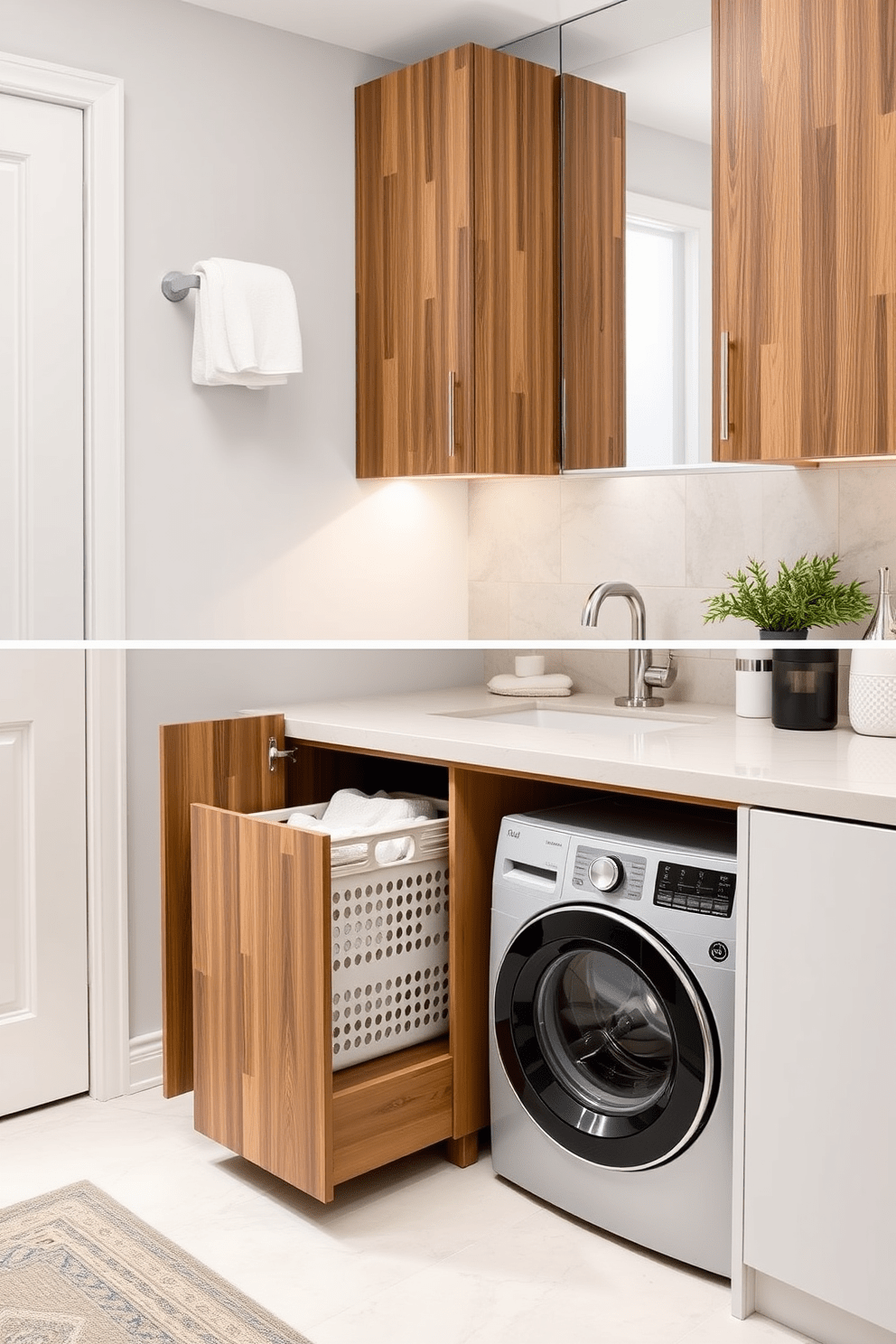 Bathroom Laundry Room Combo Design Ideas 12