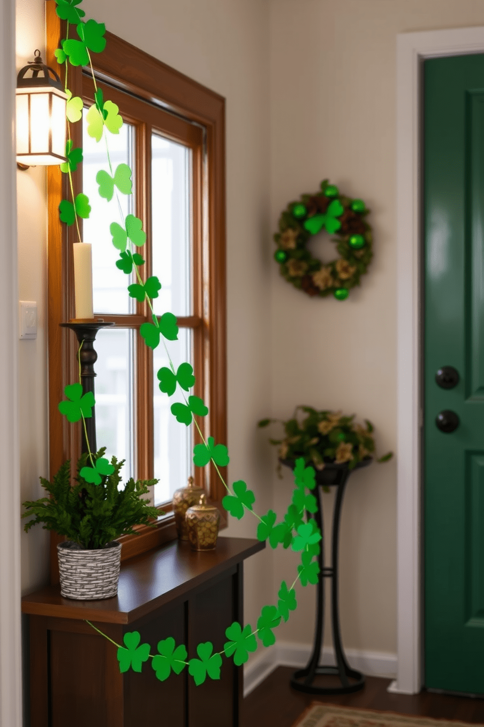Entryway St Patricks Day Decorating Ideas 13