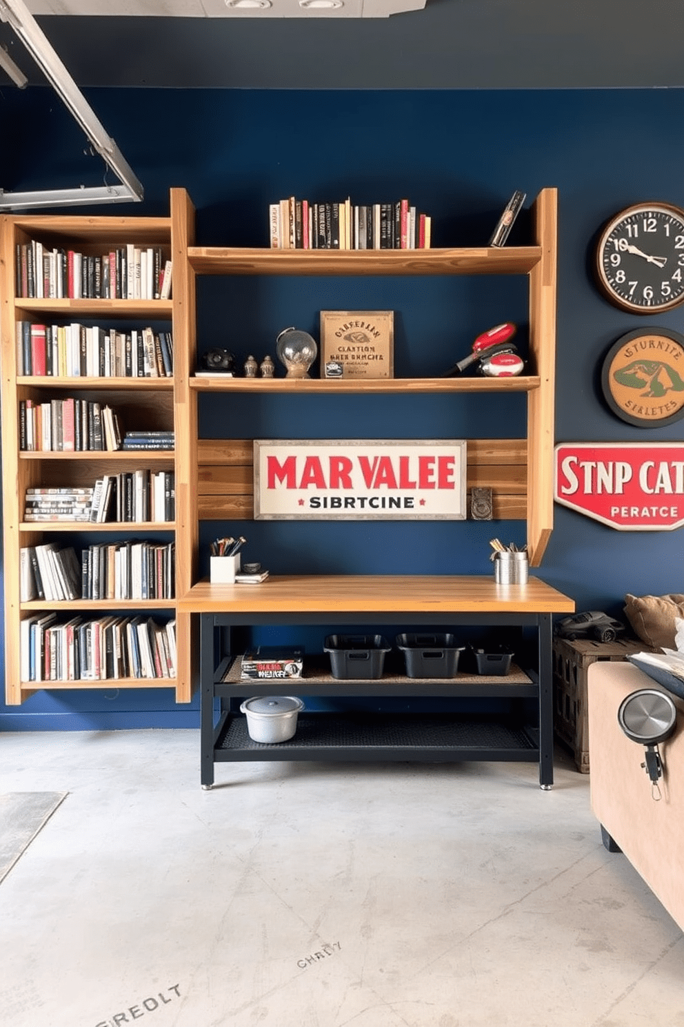 Man Cave Garage Design Ideas 15