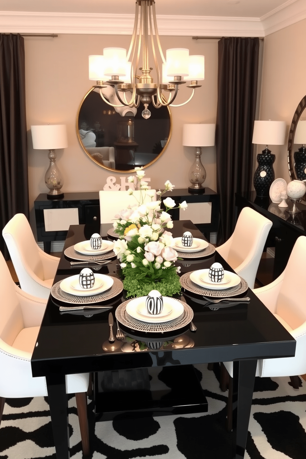 Dining Room Easter Decorating Ideas 16