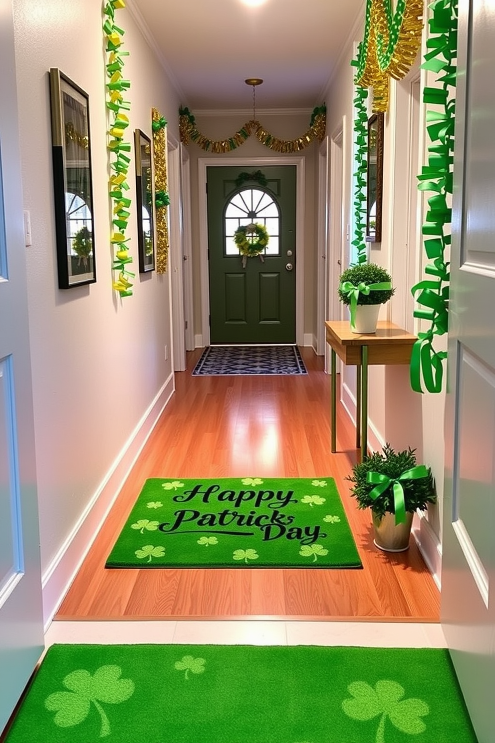 Hallway St Patricks Day Decorating Ideas 17