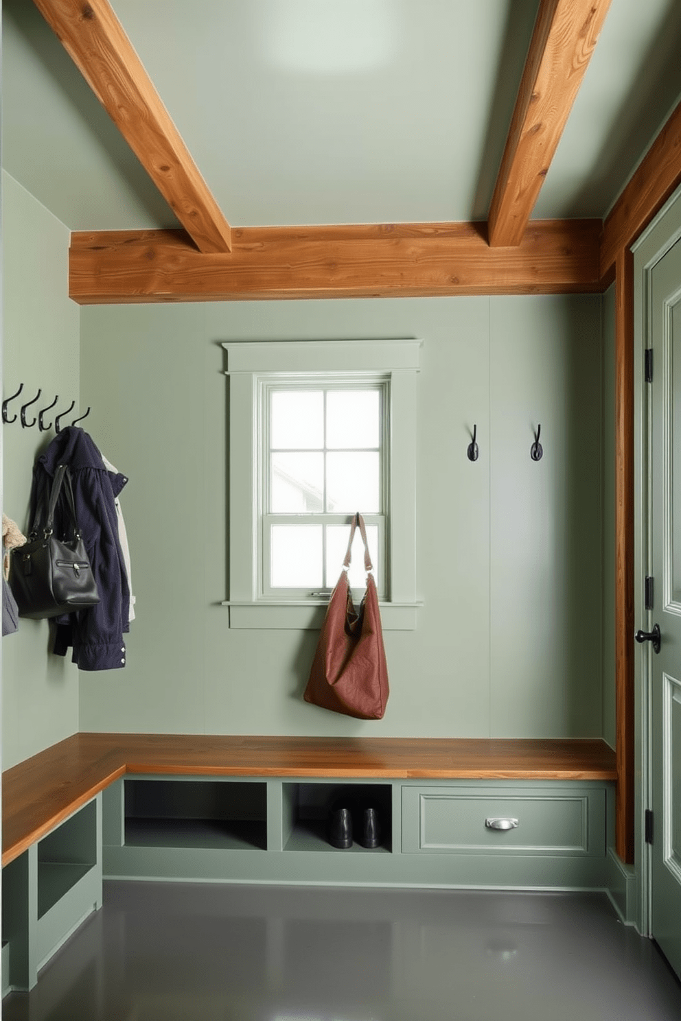 Green Mudroom Design Ideas 17