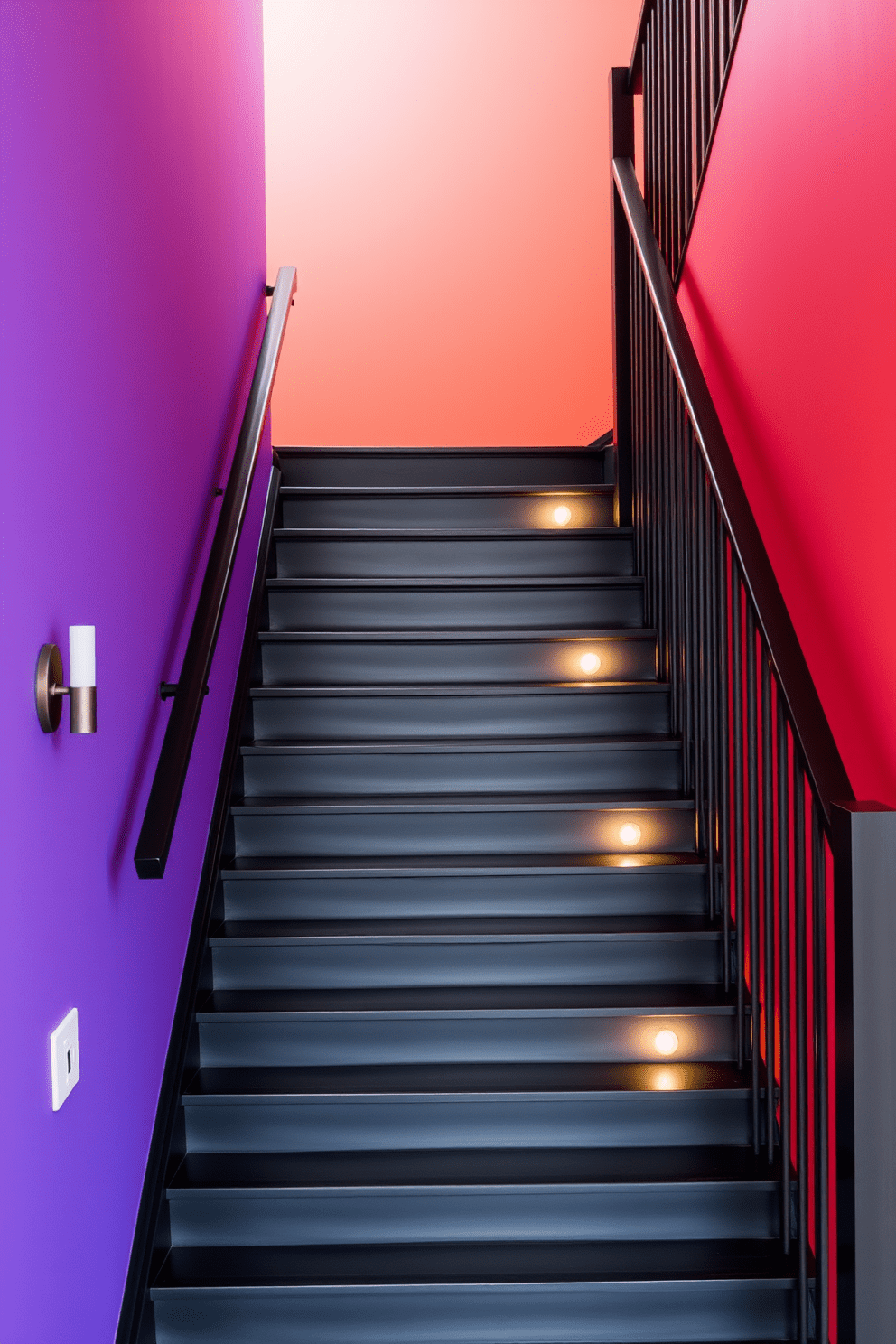 Black Staircase Design Ideas 17