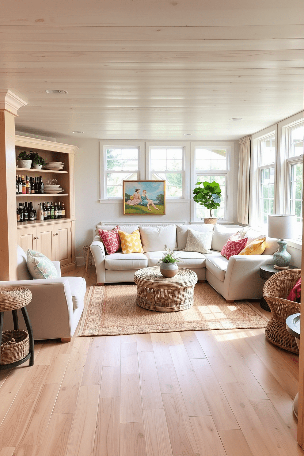 Summer Basement Decorating Ideas 17