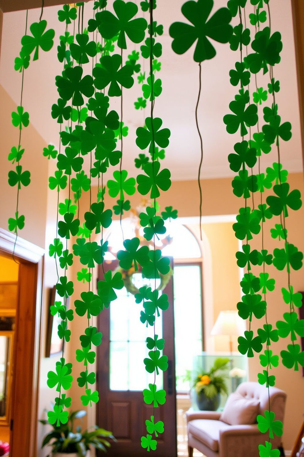 Entryway St Patricks Day Decorating Ideas 19
