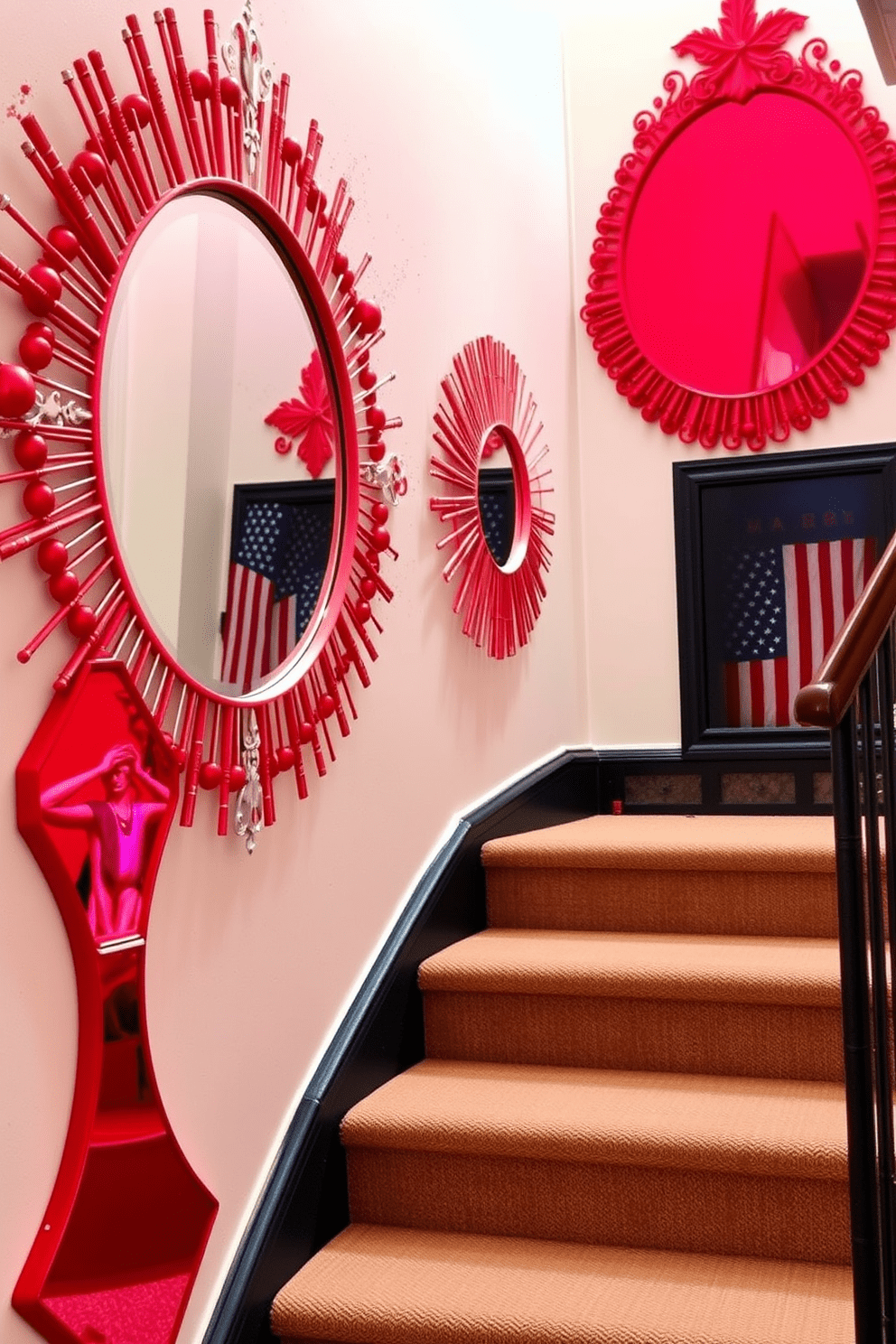Labor Day Staircase Decorating Ideas 20