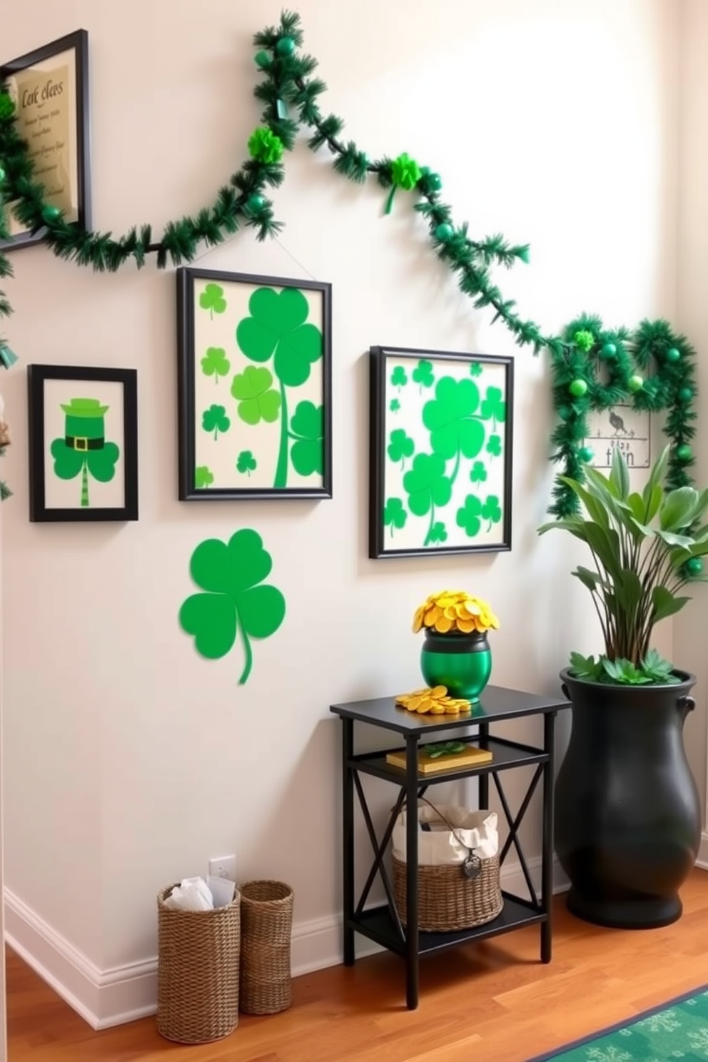 Entryway St Patricks Day Decorating Ideas 20