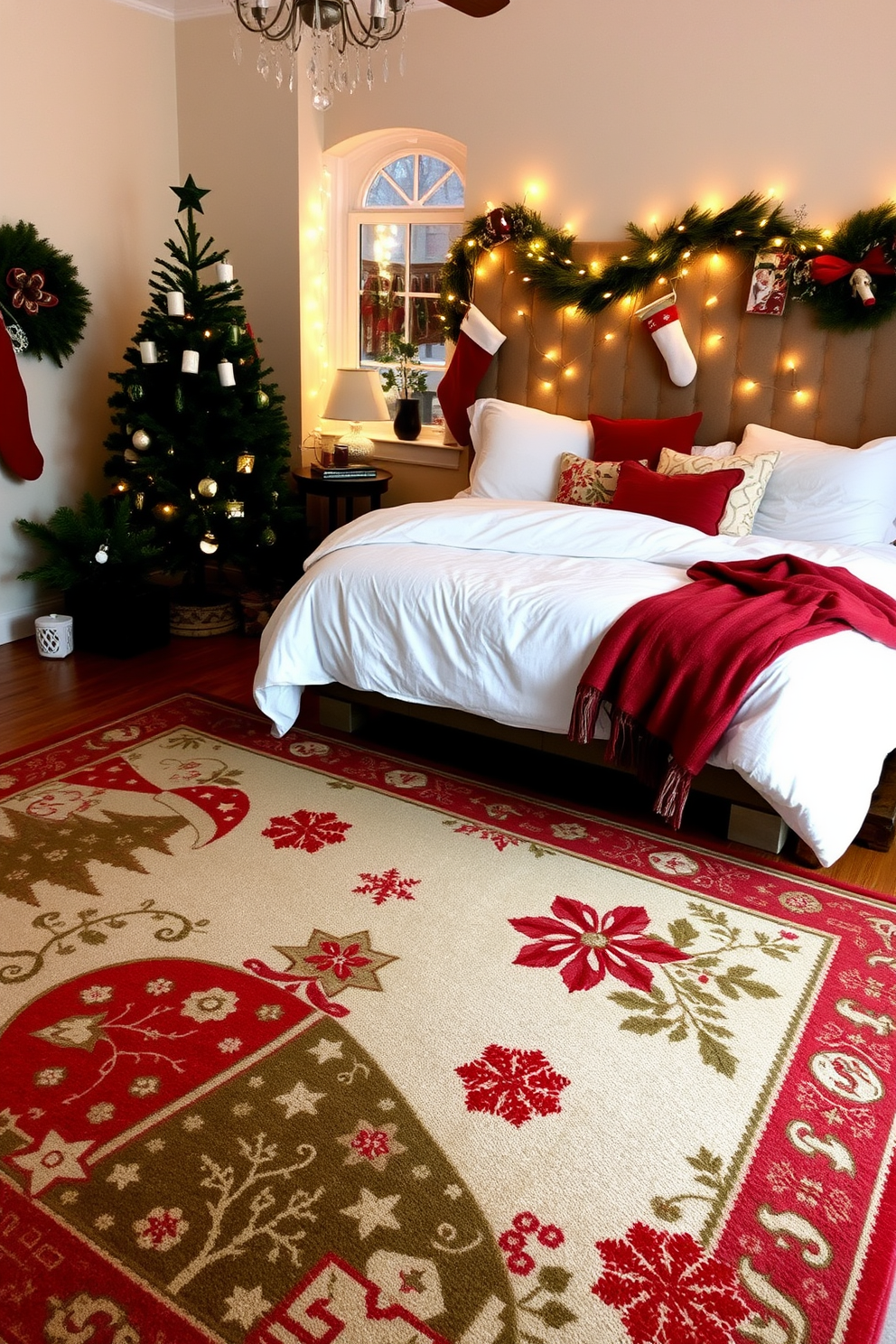 Bedroom Christmas Decorating Ideas 22