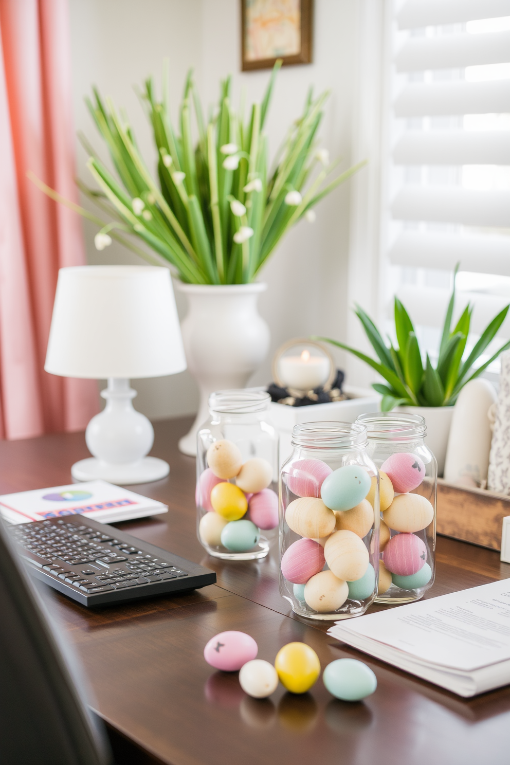 Home Office Easter Decorating Ideas 23