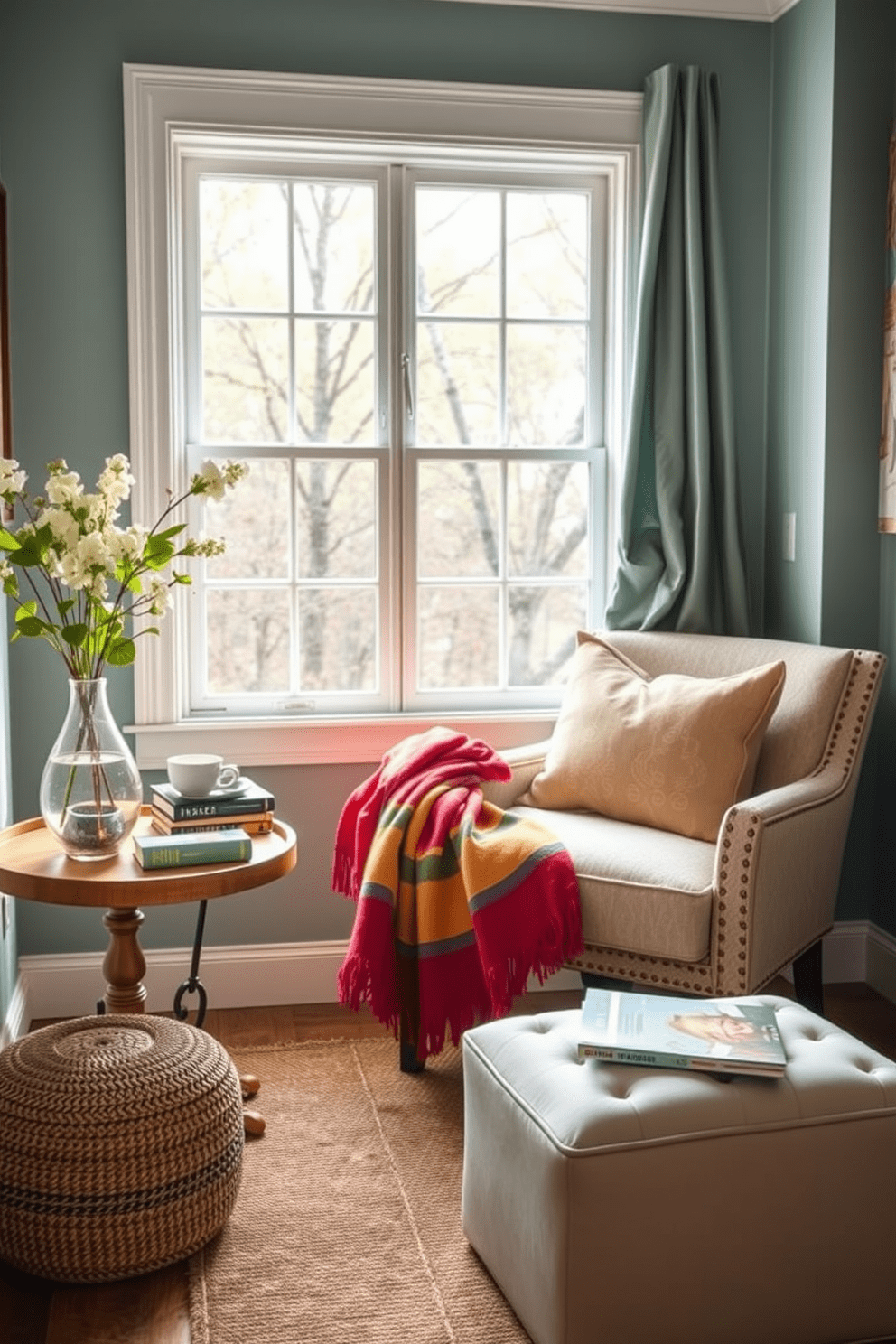 Spring Reading Nook Decorating Ideas 25
