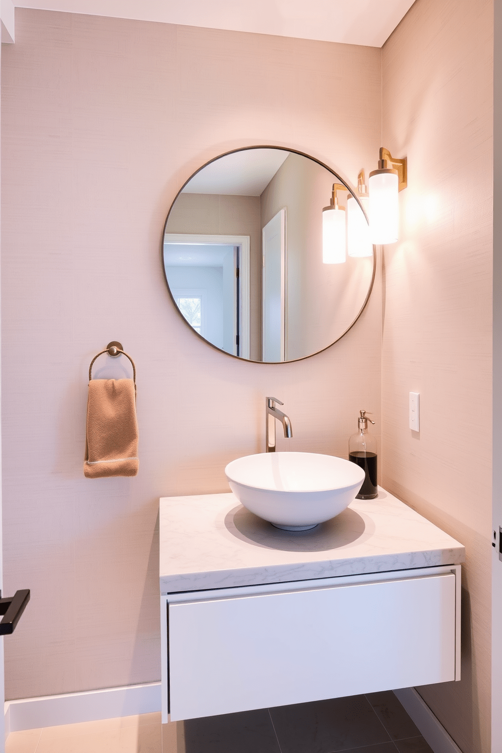 Modern Powder Room Design Ideas 23