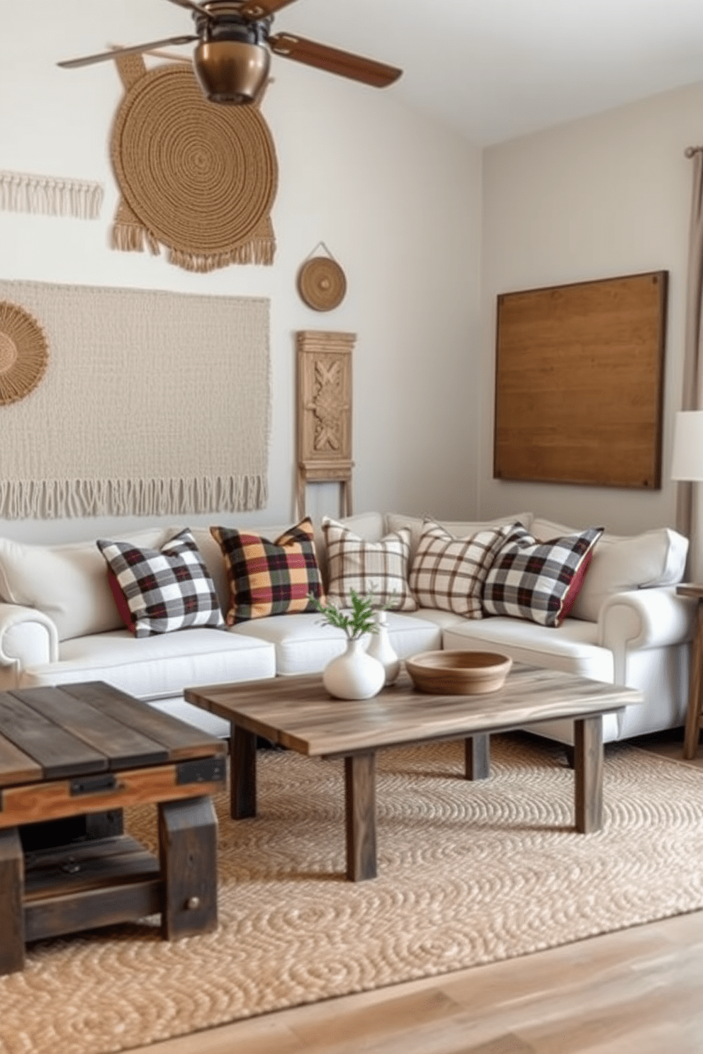 Farmhouse Living Room Design Ideas 23