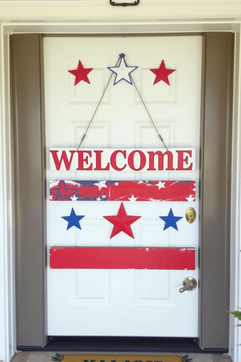 Independence Day Front Door Decorating Ideas 24