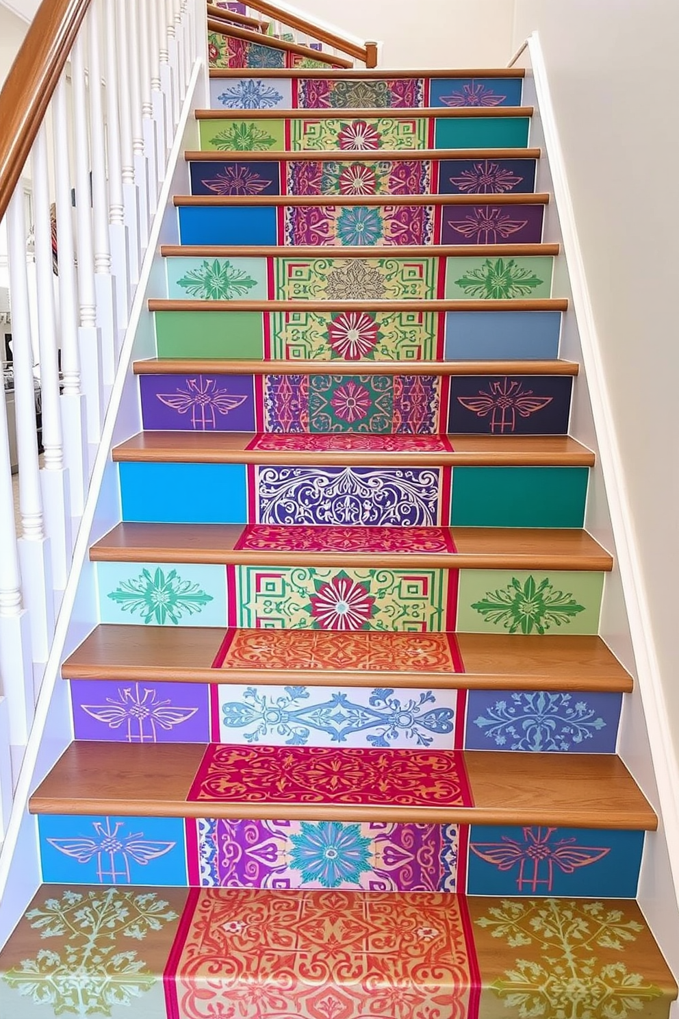 Labor Day Staircase Decorating Ideas 25