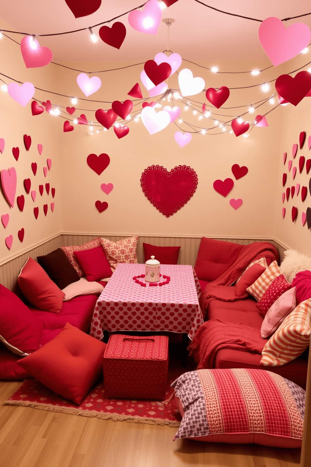 Game Room Valentines Day Decorating Ideas 24