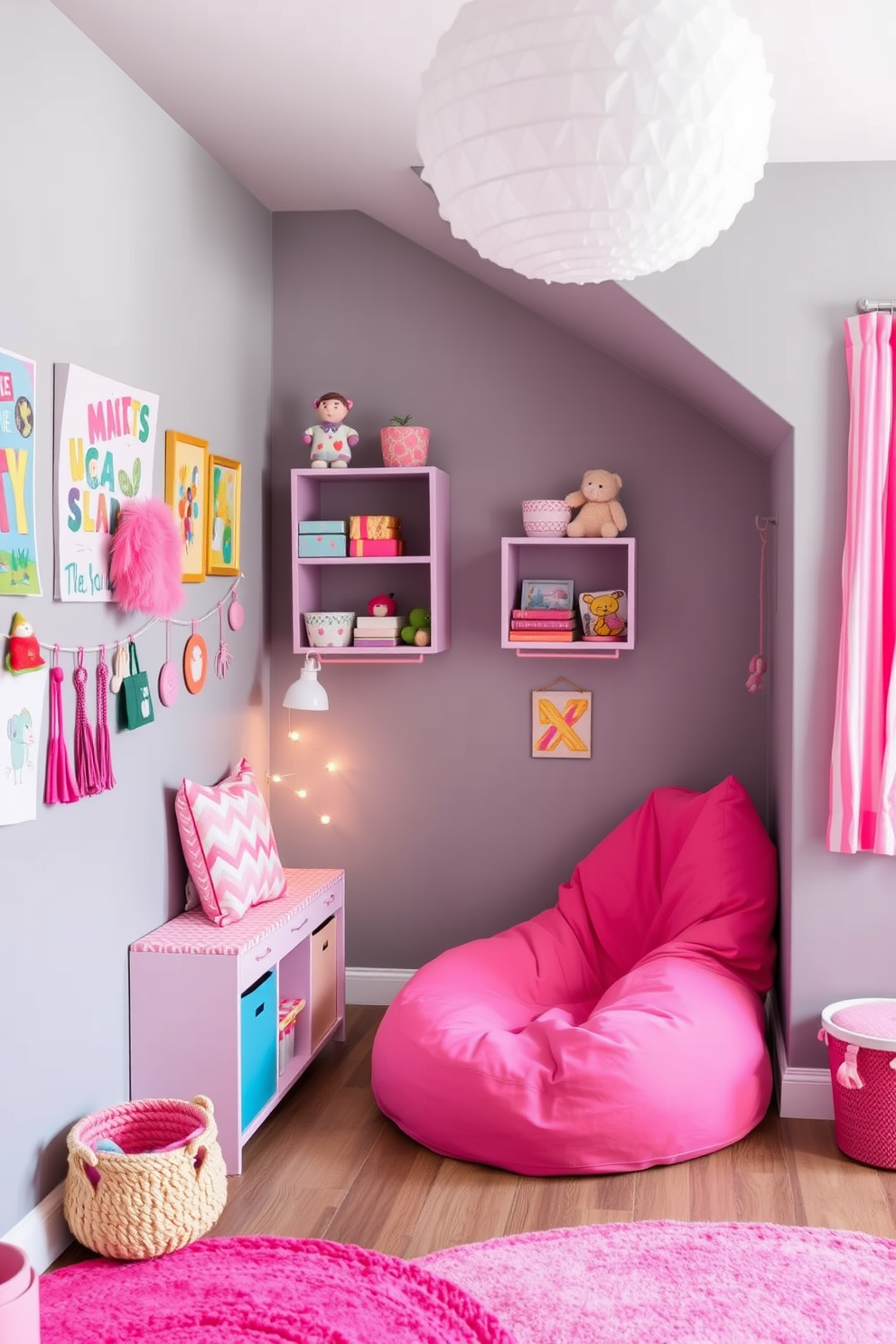 Gray Playroom Design Ideas 24