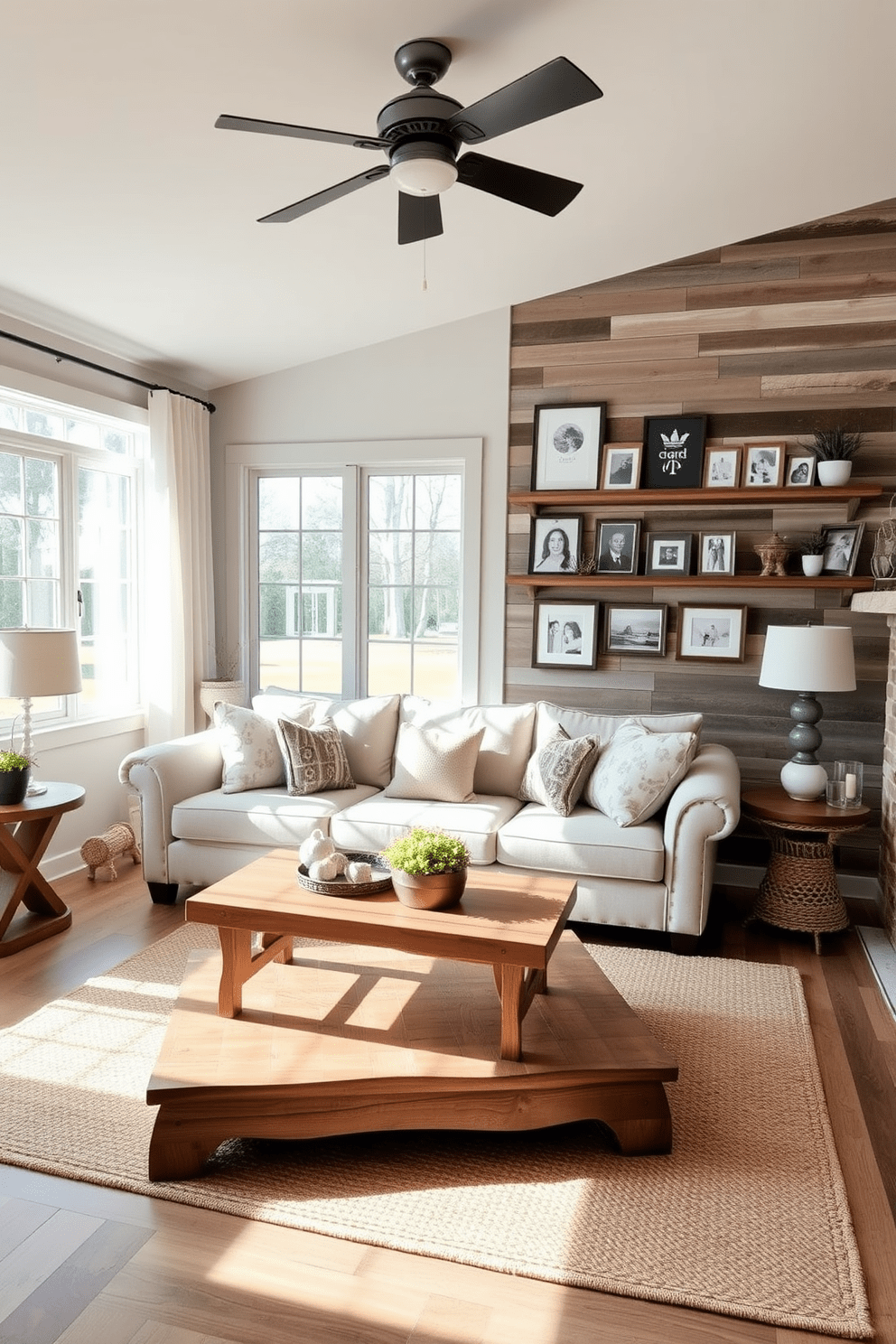 Farmhouse Living Room Design Ideas 1