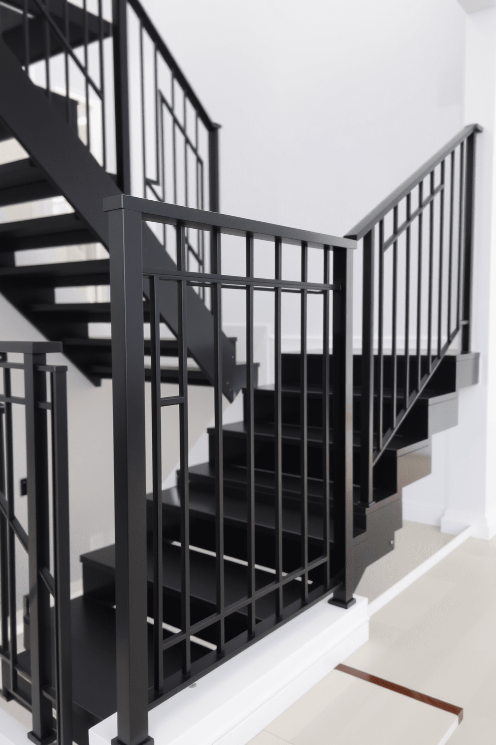 Black Staircase Design Ideas 1