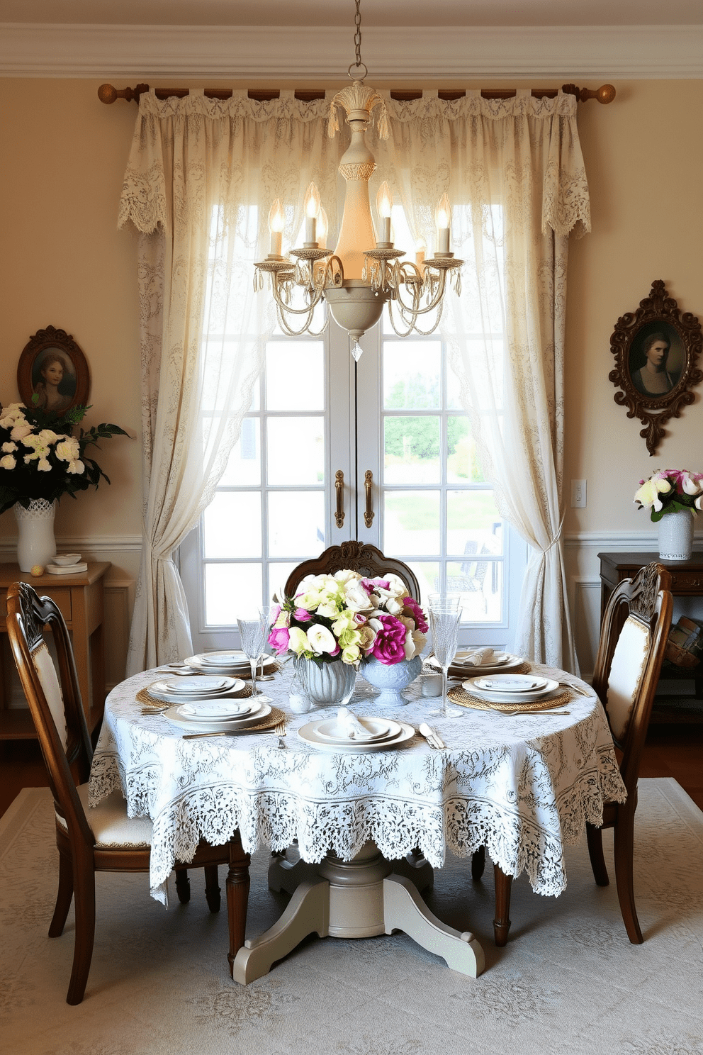 Dining Room Easter Decorating Ideas 27