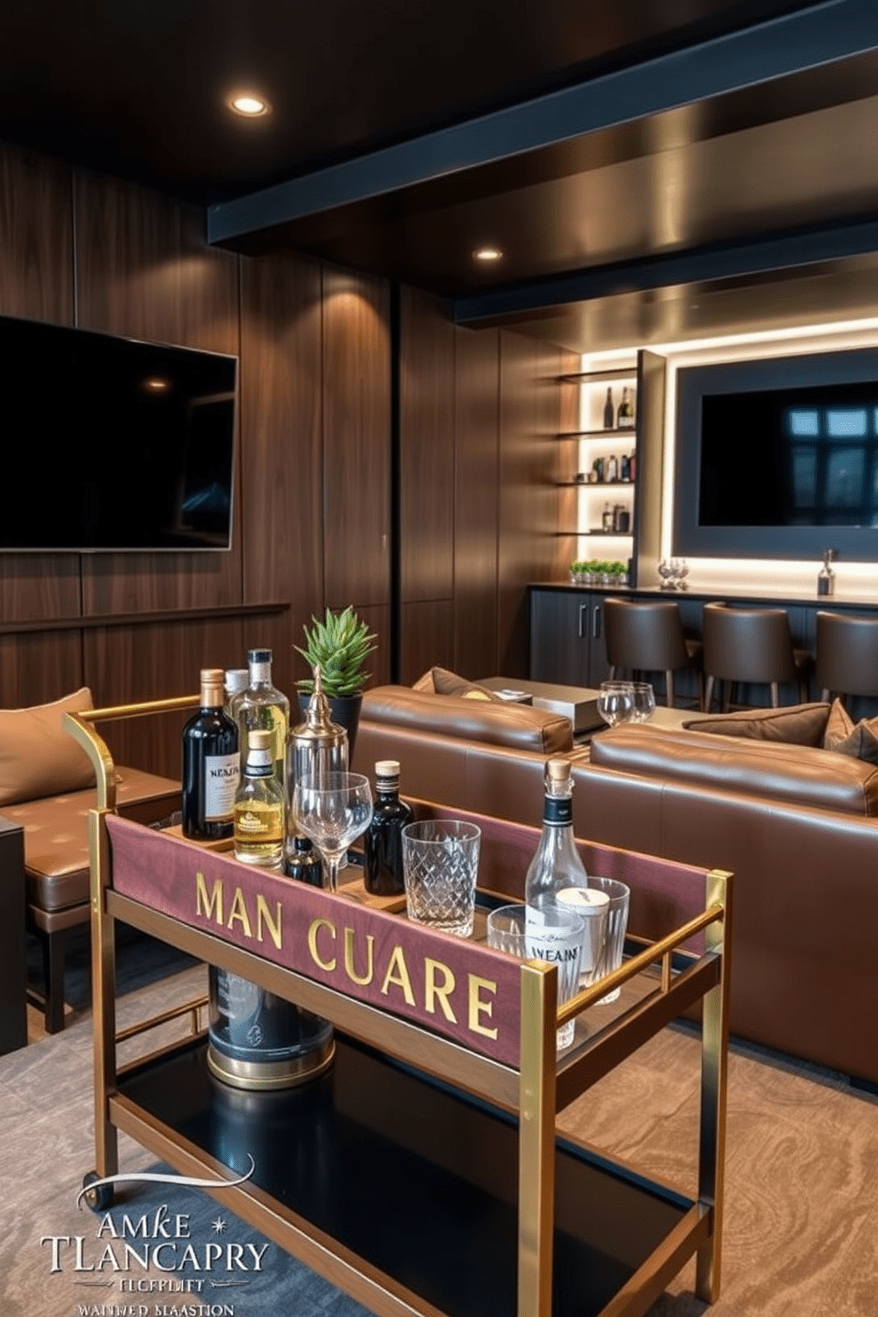 Luxury Man Cave Design Ideas 27
