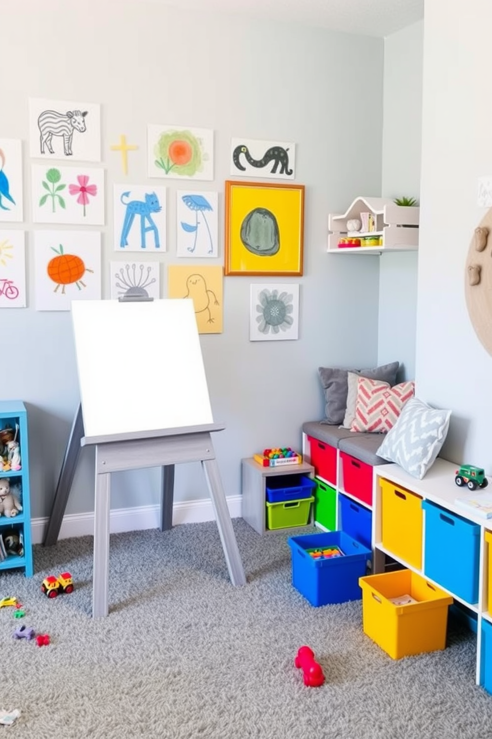 Gray Playroom Design Ideas 28