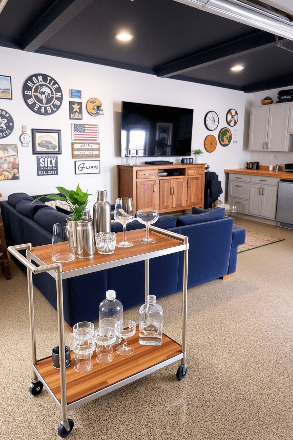 Man Cave Garage Design Ideas 28