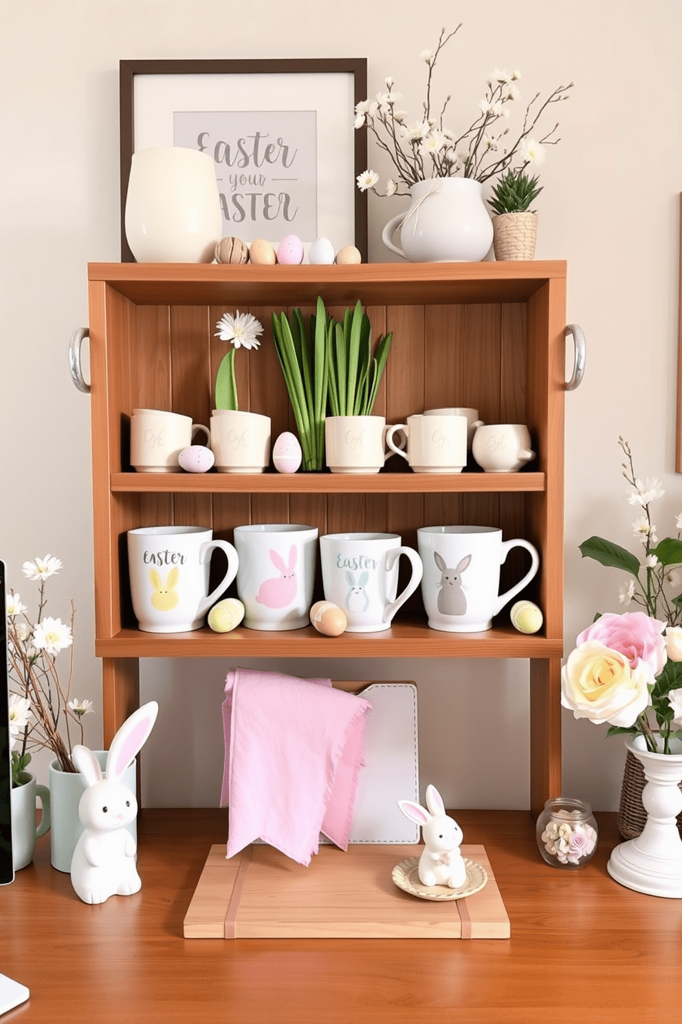 Home Office Easter Decorating Ideas 29
