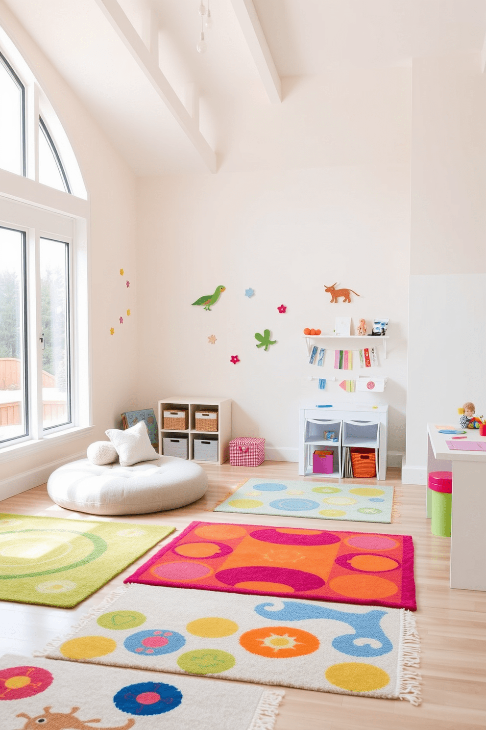 White Playroom Design Ideas 29