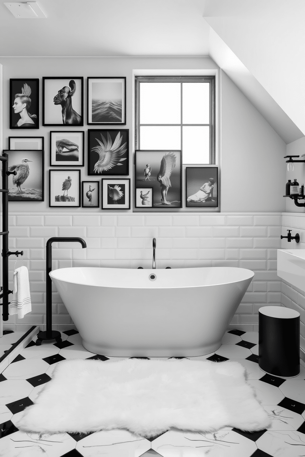 Black And White Bathroom Design Ideas 30