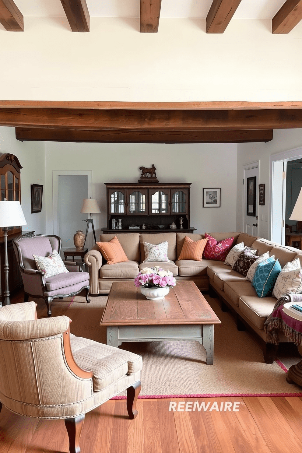 Farmhouse Living Room Design Ideas 3