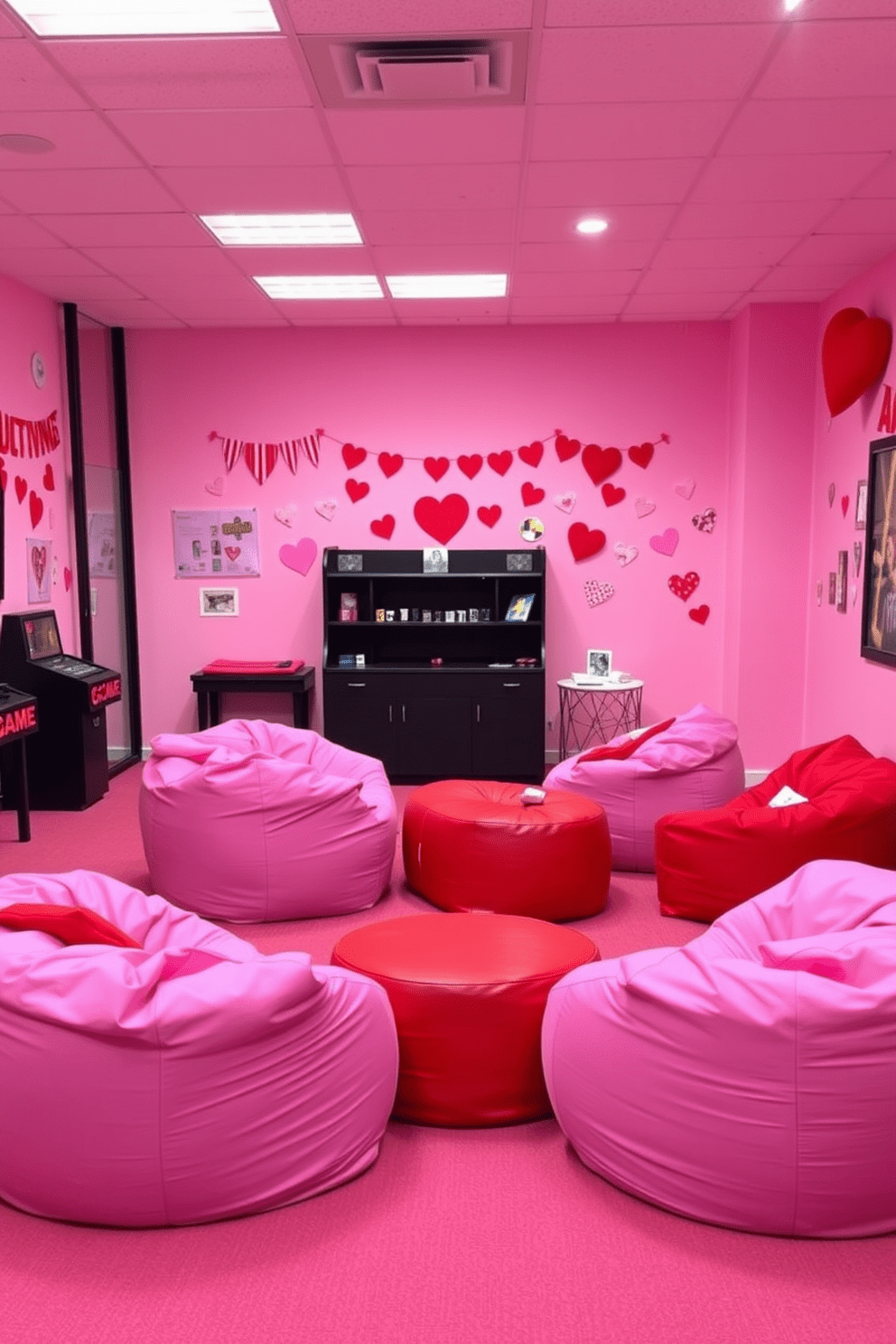 Game Room Valentines Day Decorating Ideas 3