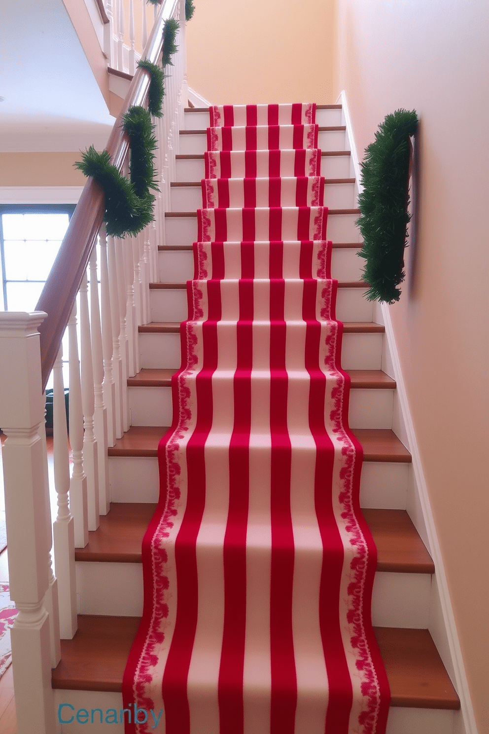 Labor Day Staircase Decorating Ideas 4