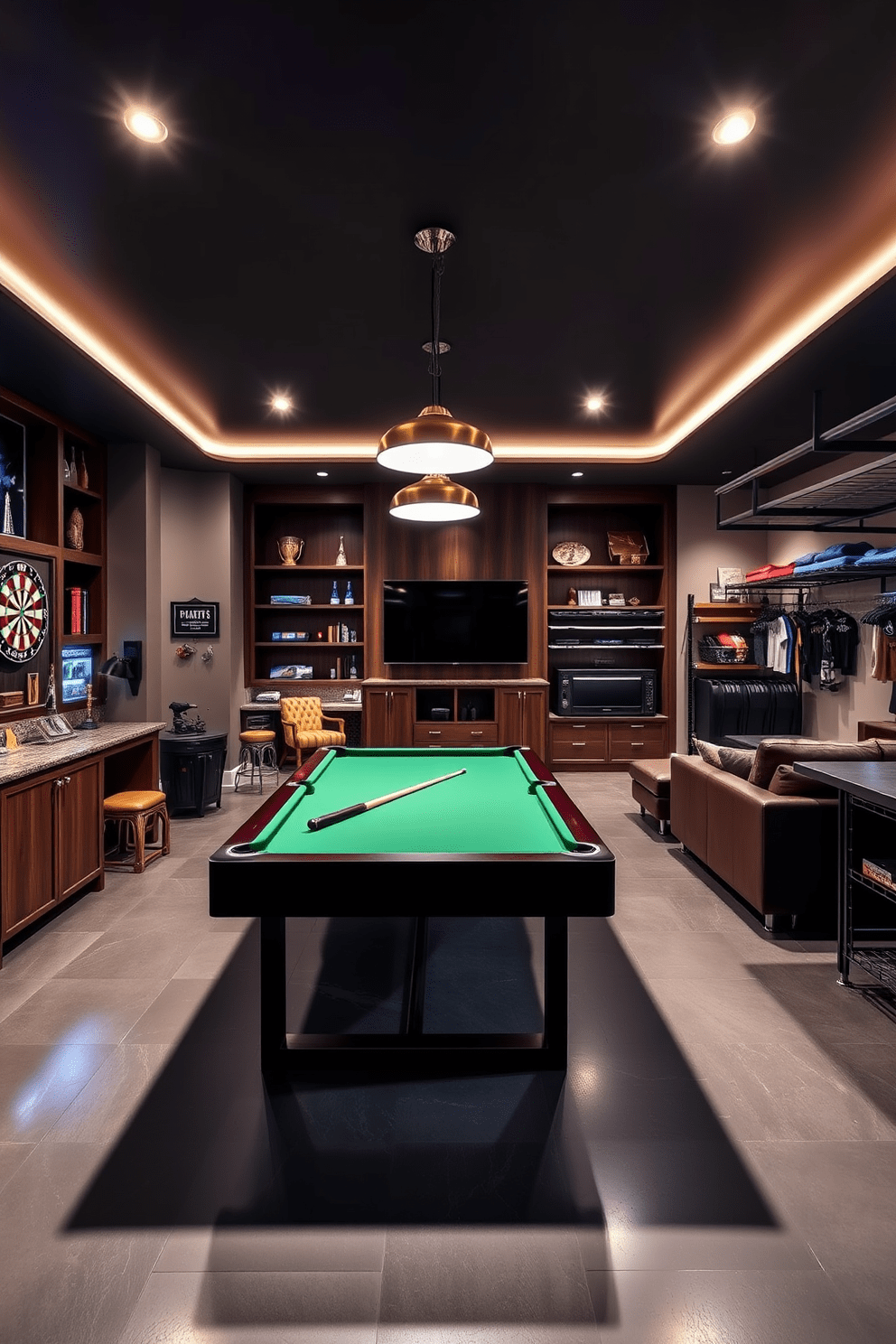 Man Cave Garage Design Ideas 4