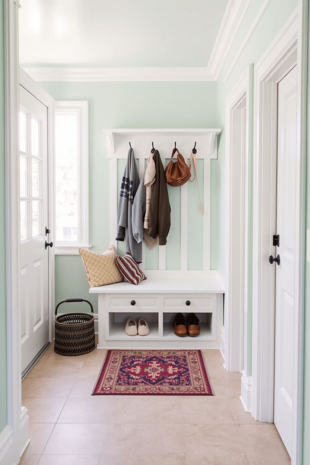 Green Mudroom Design Ideas 5