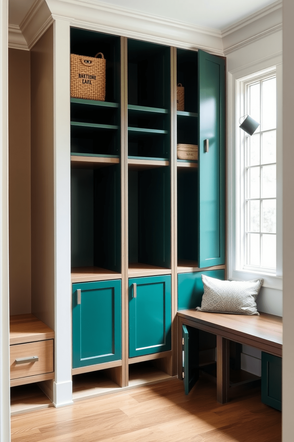 Green Mudroom Design Ideas 6