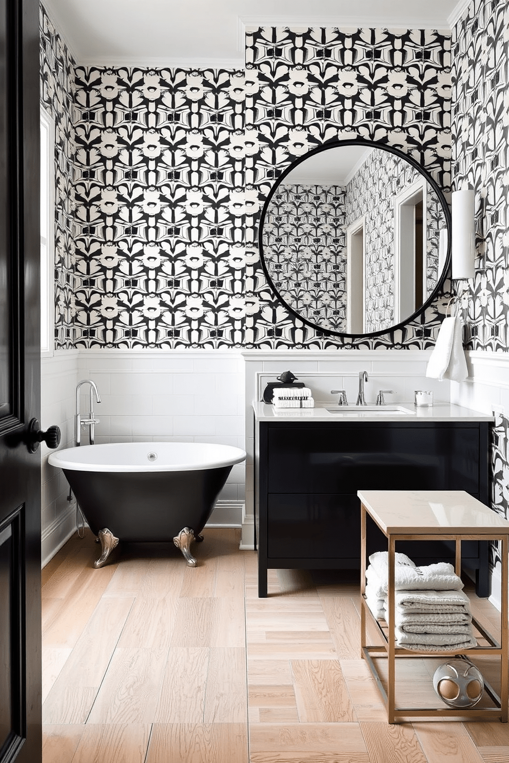 Black And White Bathroom Design Ideas 8