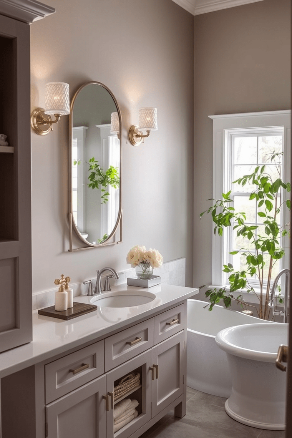 Transitional Bathroom Design Ideas 9