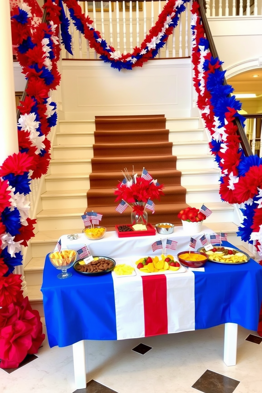 Labor Day Staircase Decorating Ideas 10