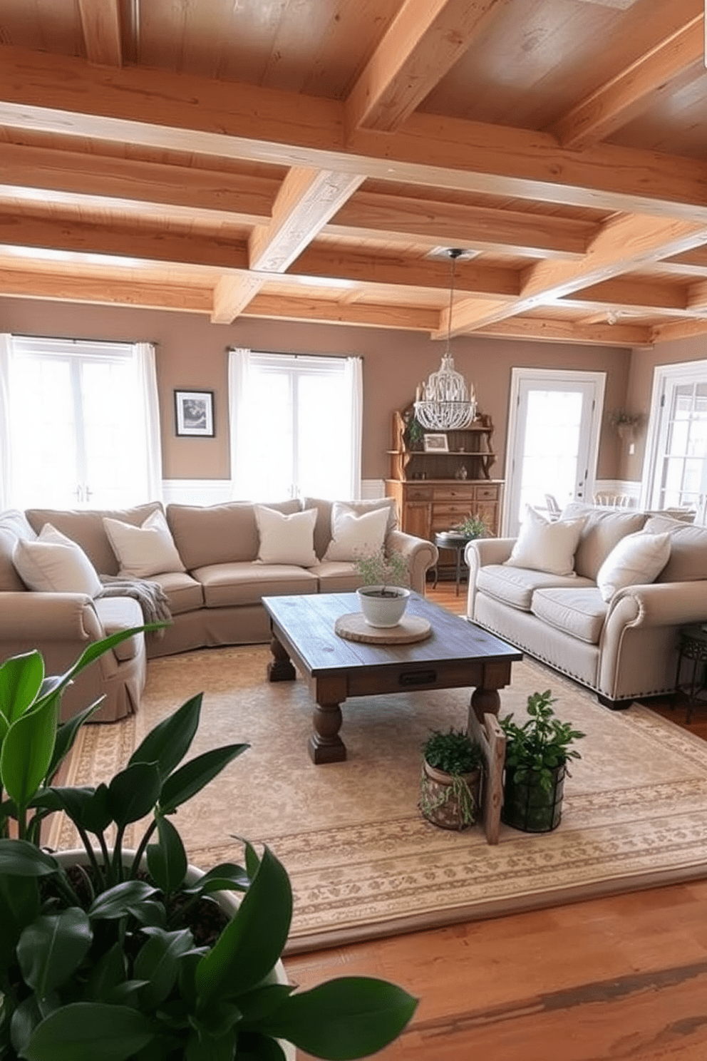 Farmhouse Living Room Design Ideas 10
