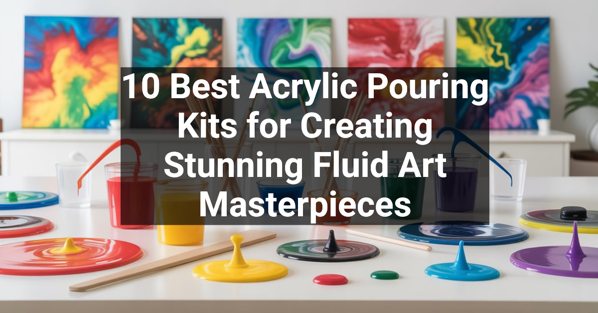 10 Best Acrylic Pouring Kits for Creating Stunning Fluid Art Masterpieces