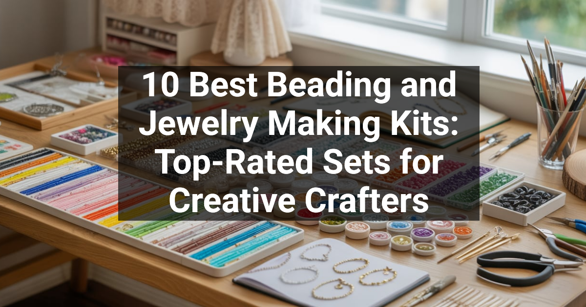 10 Best Beading and Jewelry Making Kits: Top-Rated Sets for Creative Crafters