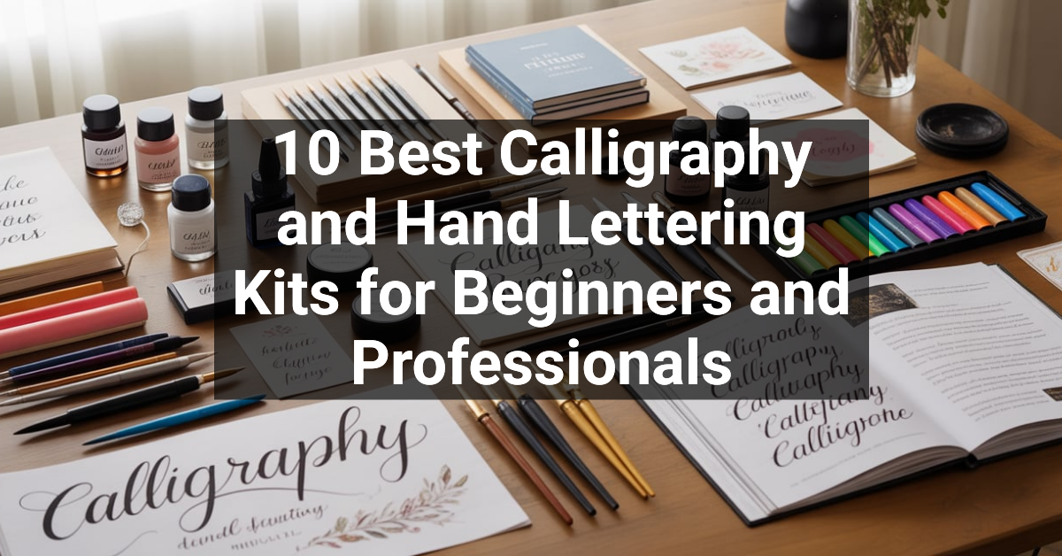 10 Best Calligraphy and Hand Lettering Kits for Beginners and Professionals