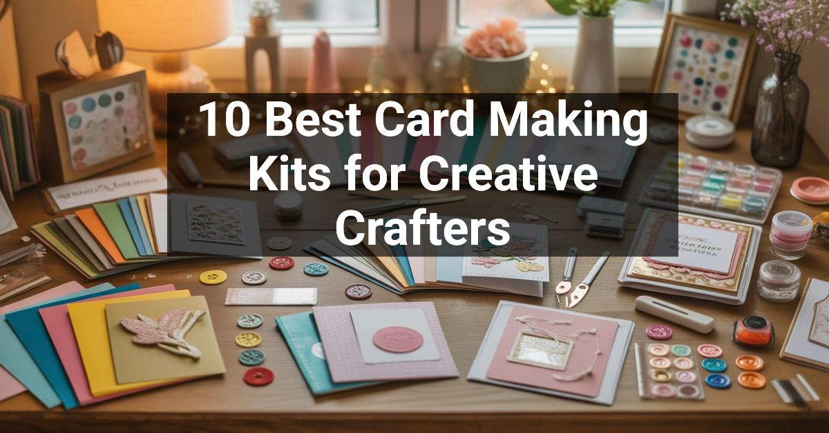 10 Best Card Making Kits for Creative Crafters