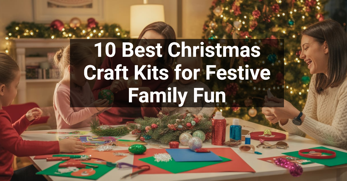 10 Best Christmas Craft Kits for Festive Family Fun