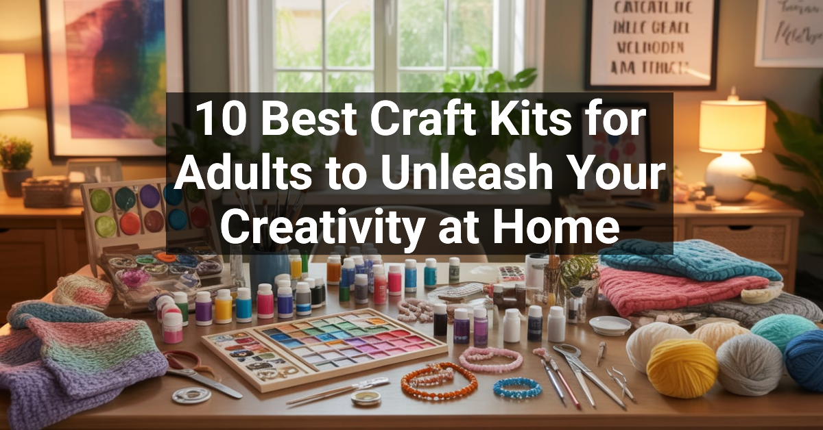 10 Best Craft Kits for Adults to Unleash Your Creativity at Home