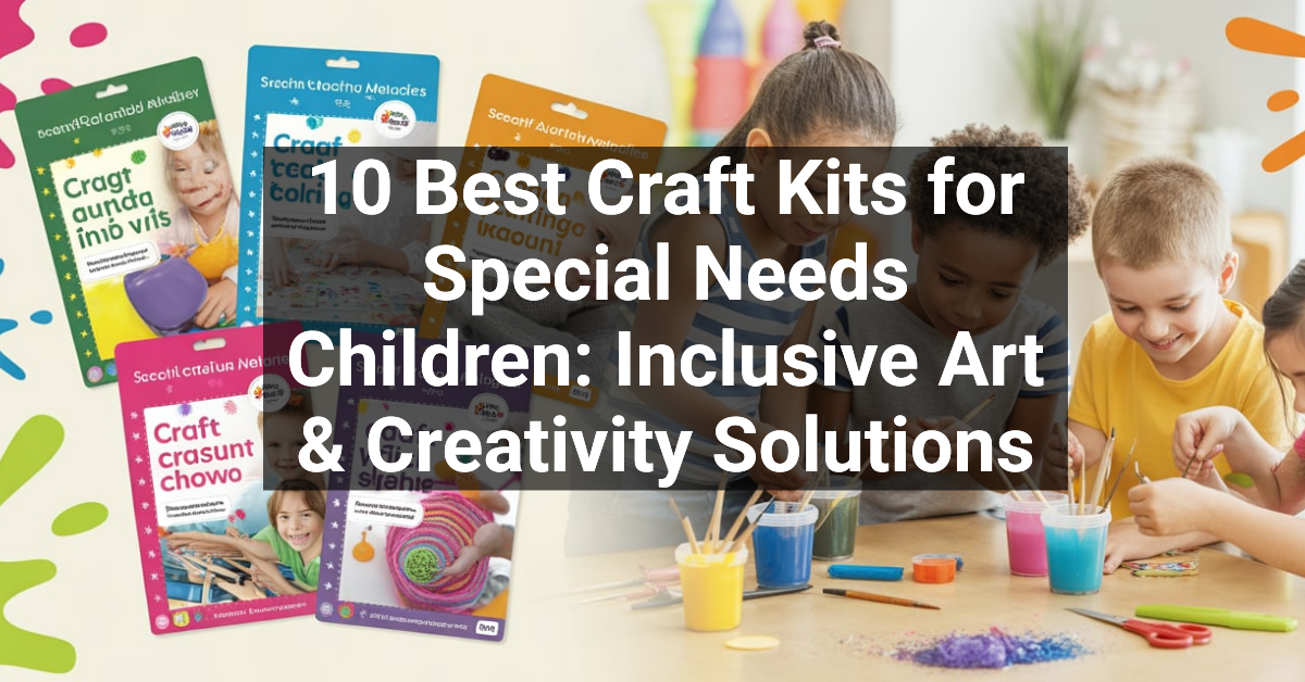 10 Best Craft Kits for Special Needs Children: Inclusive Art & Creativity Solutions
