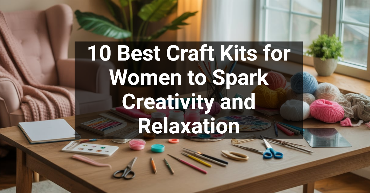 10 Best Craft Kits for Women to Spark Creativity and Relaxation