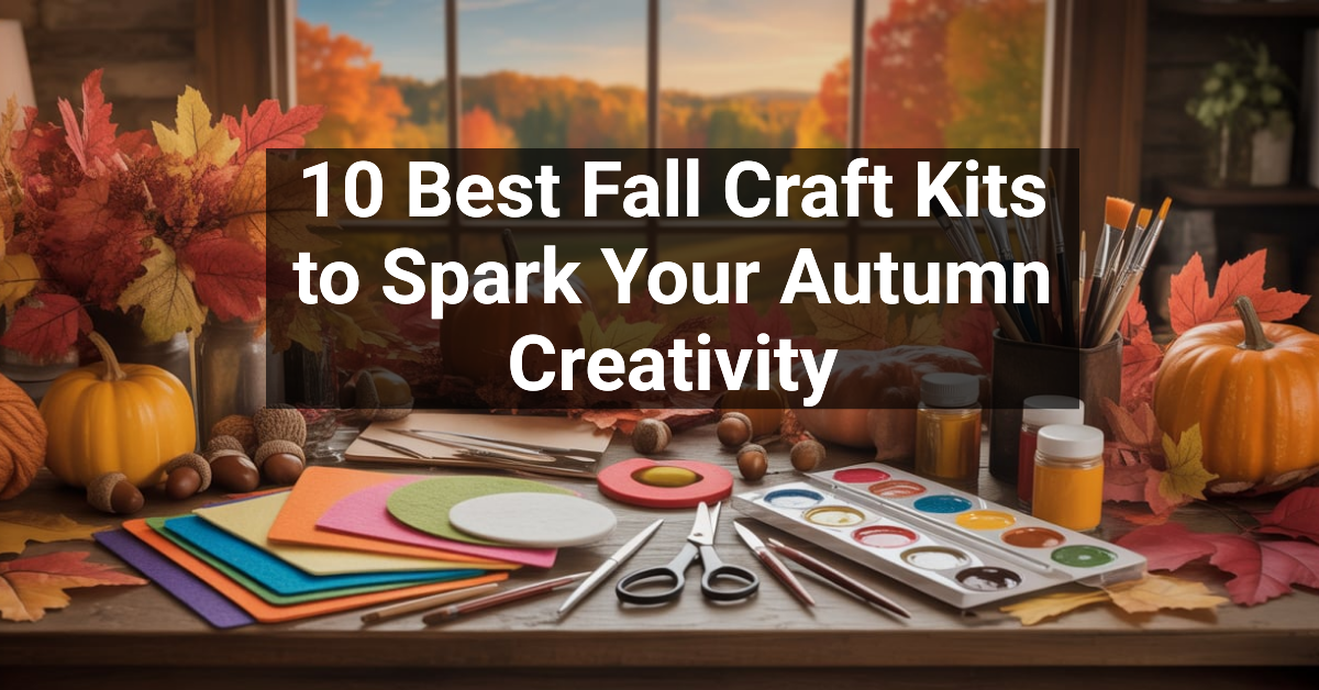 10 Best Fall Craft Kits to Spark Your Autumn Creativity