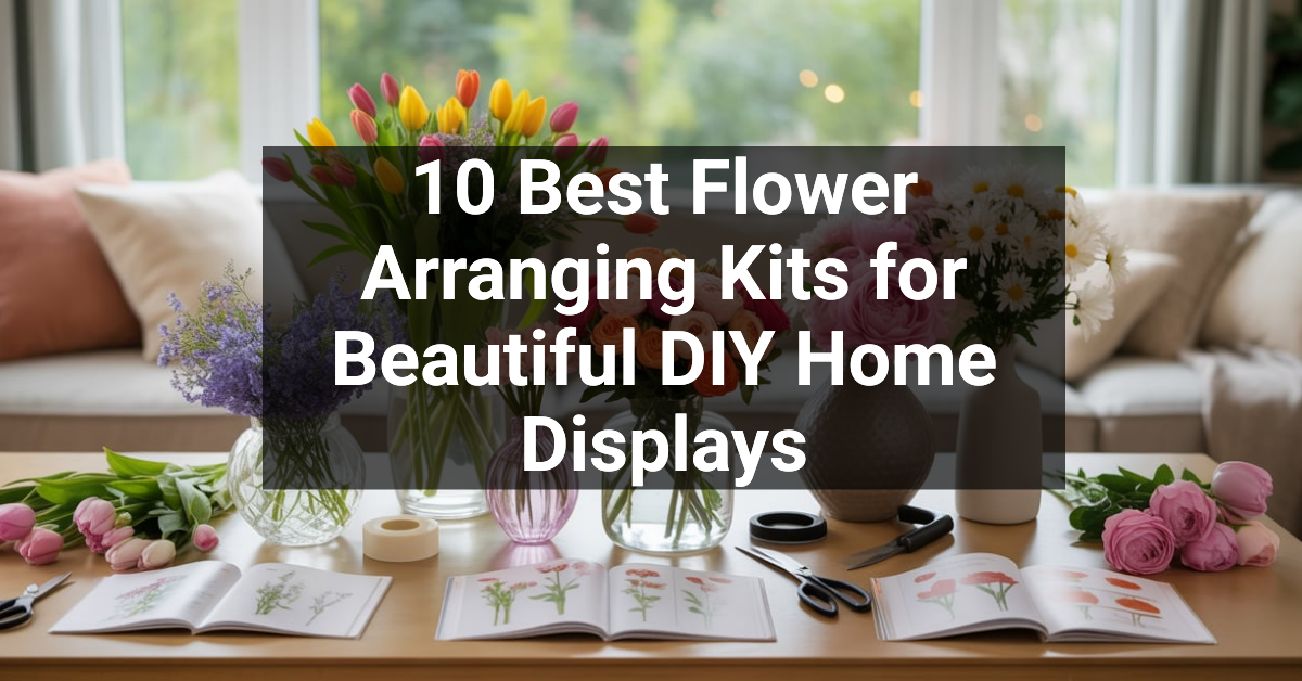 10 Best Flower Arranging Kits for Beautiful DIY Home Displays